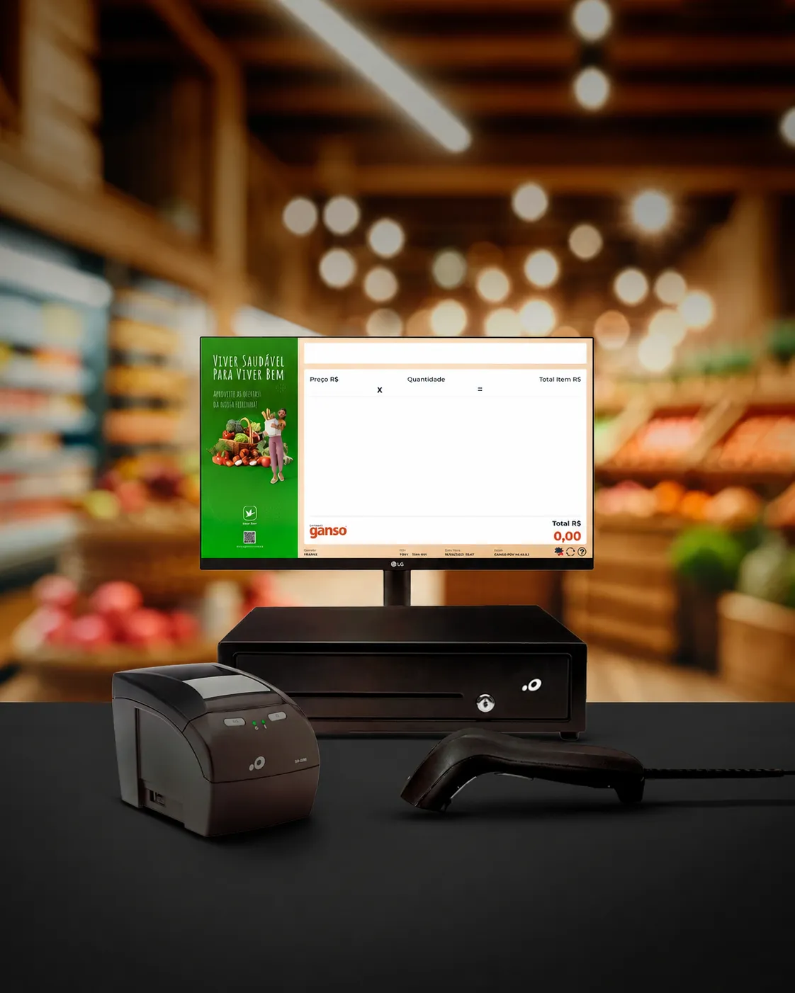 Supermercado com tecnologia Ganso